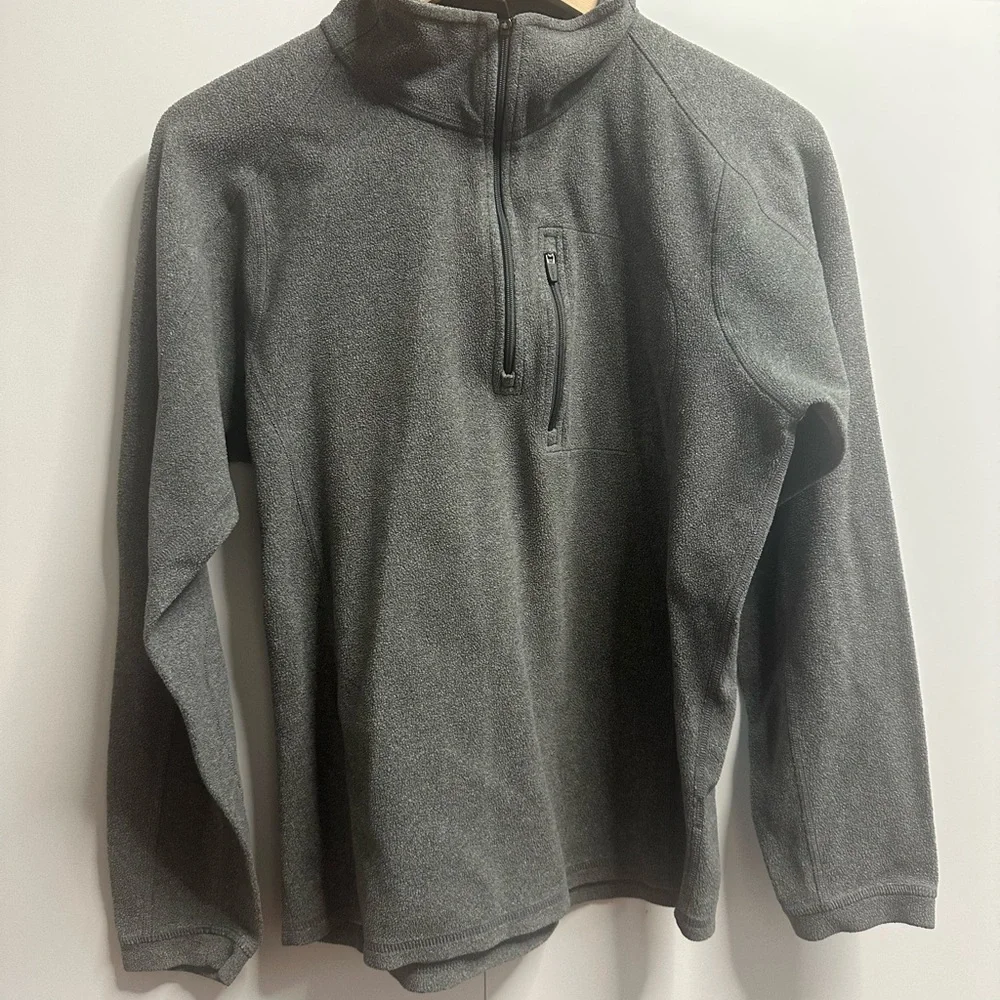 L.L. Bean Men's Dark Gray Zip-Up Sweater